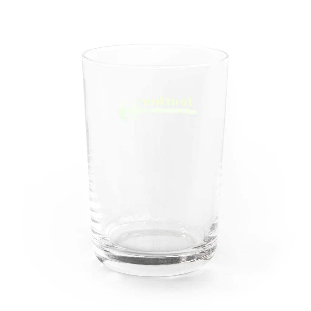 鳥バード#birdloverのfeather#birdlover Water Glass :back