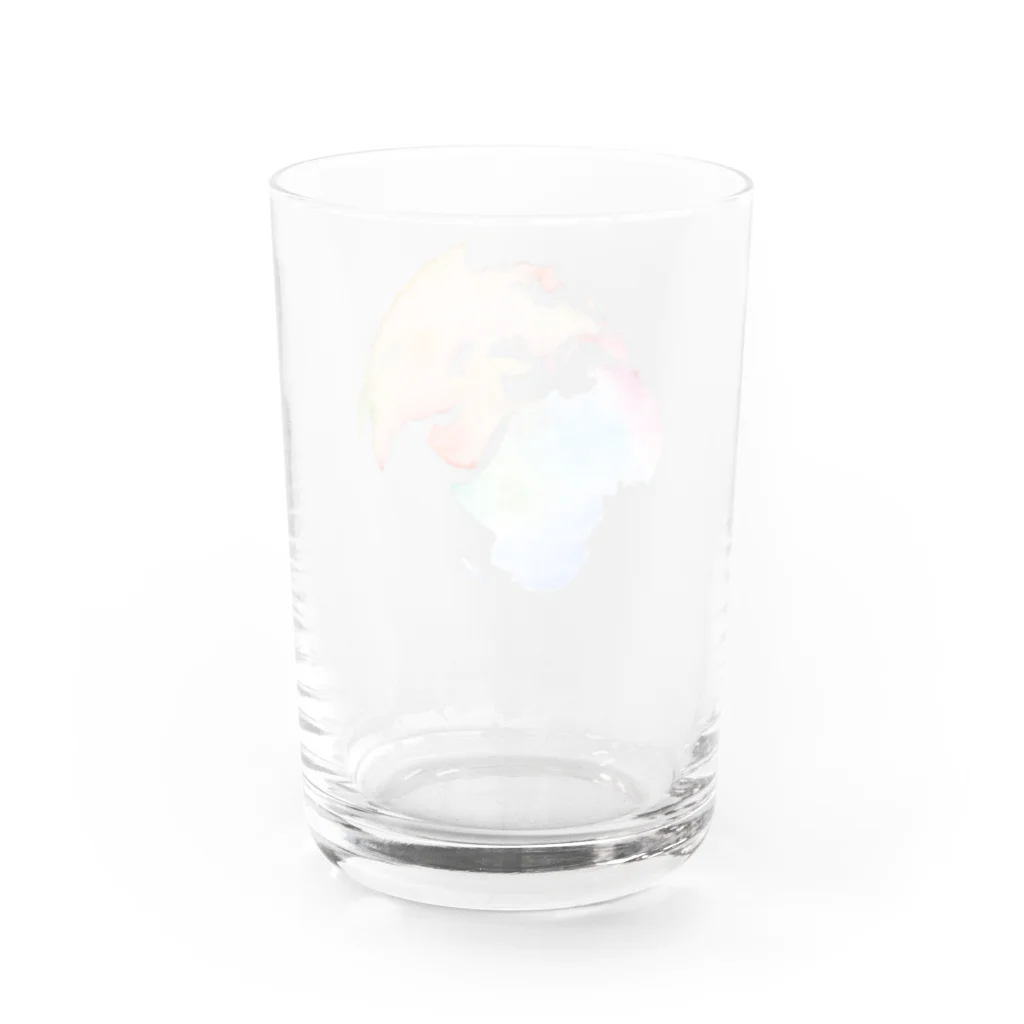 azure designの地球 Water Glass :back