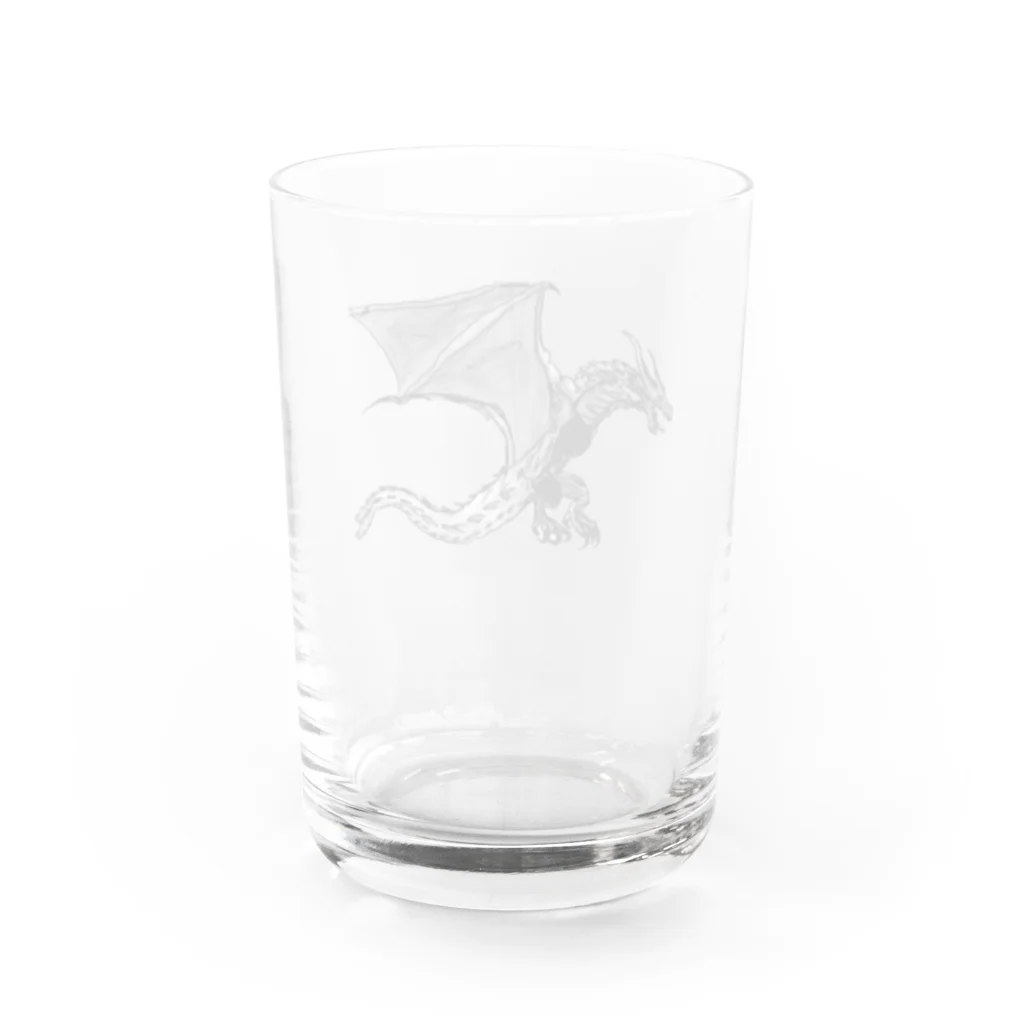 artistZのドラゴン Water Glass :back