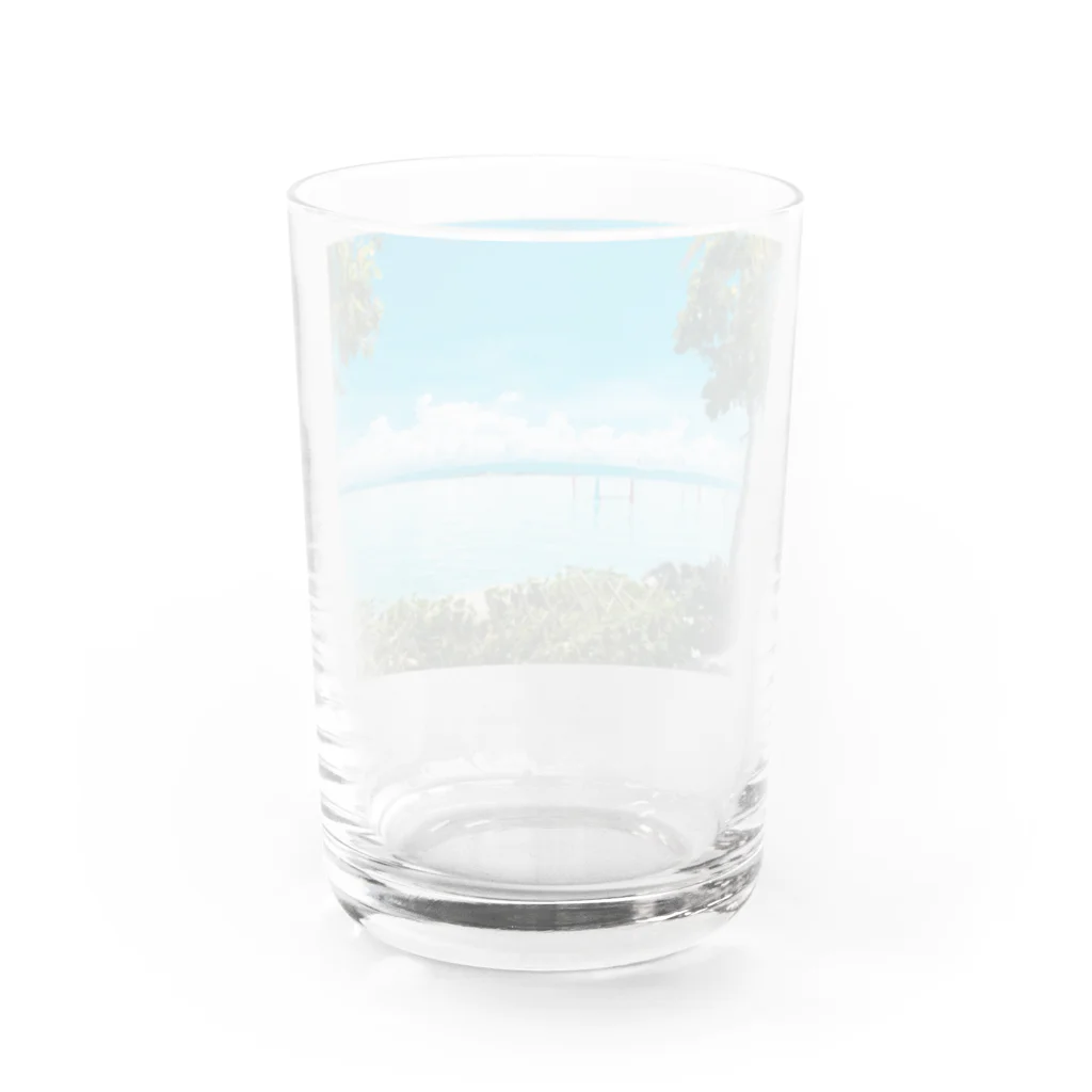 フカツ マリエの南の島 Water Glass :back