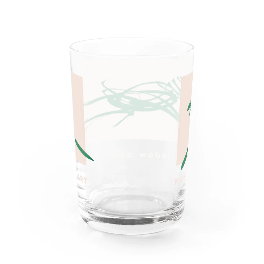 ATELIER RYUSEIのuma-running-coralback design Water Glass :back