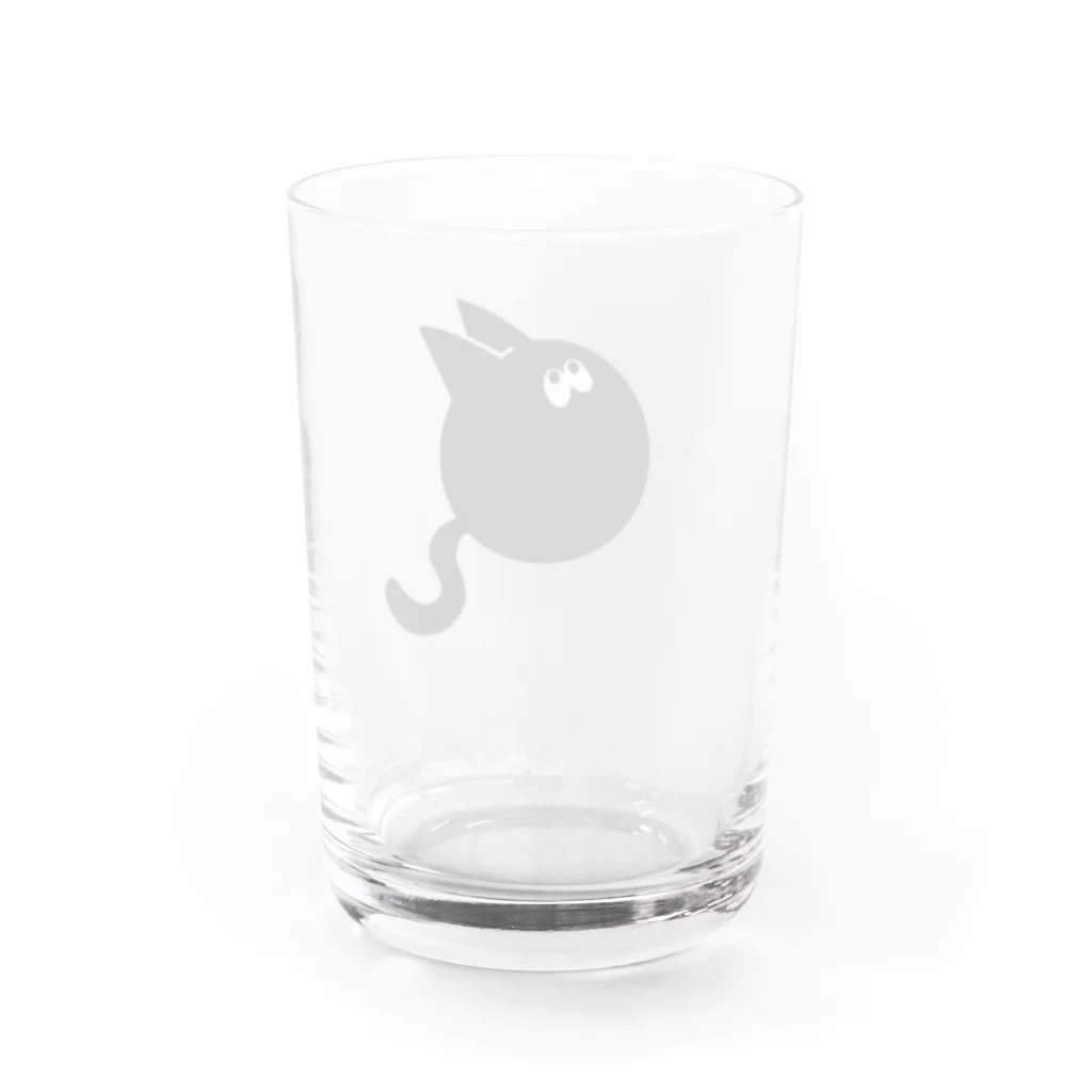 miccanna1のネコみたいなオタマジャクシ Water Glass :back