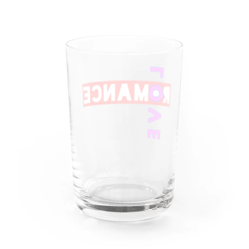 アテナ　ATHENA のラブロマンス Water Glass :back