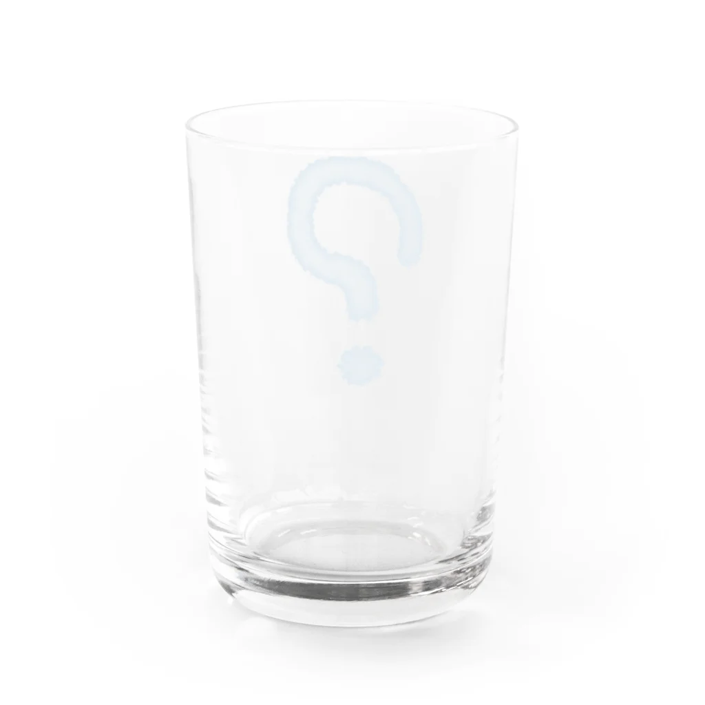 QB🦖のシミ Water Glass :back