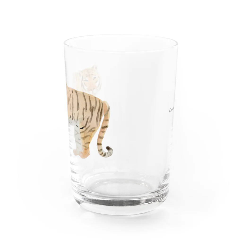 Canako Inoueのトラ Water Glass :back