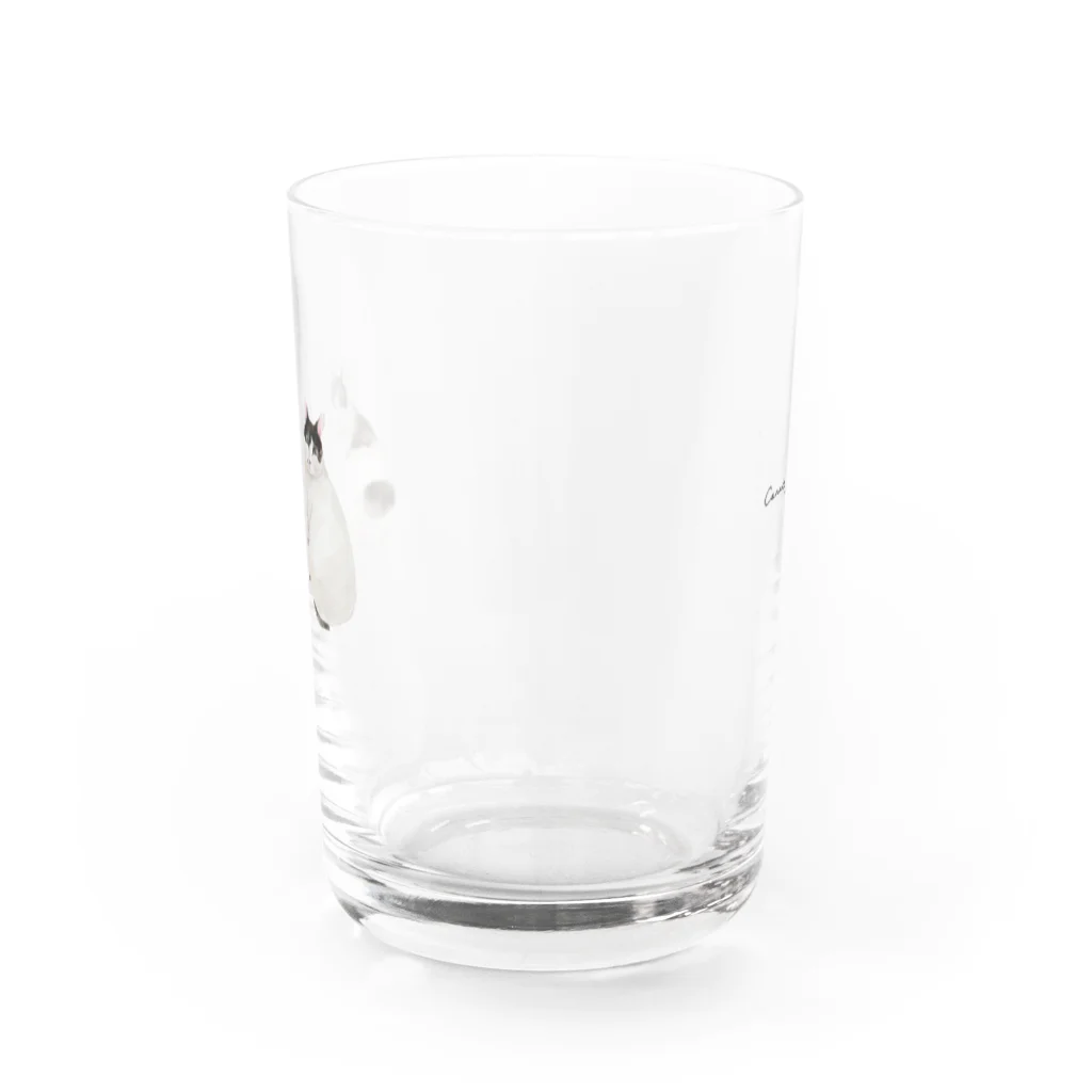 Canako Inoueの双子の猫 Water Glass :back