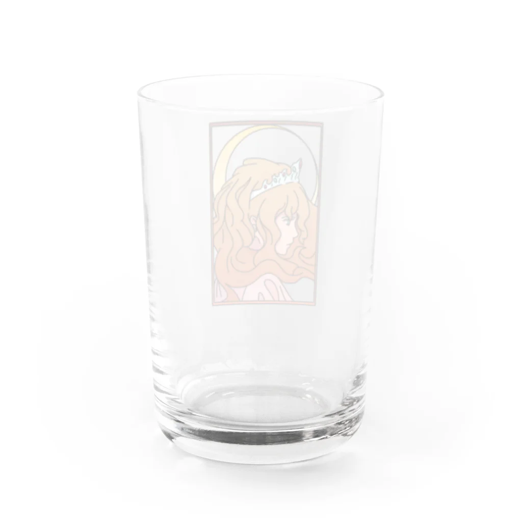 モデラーDYRの狼を恐れるマーニ Water Glass :back