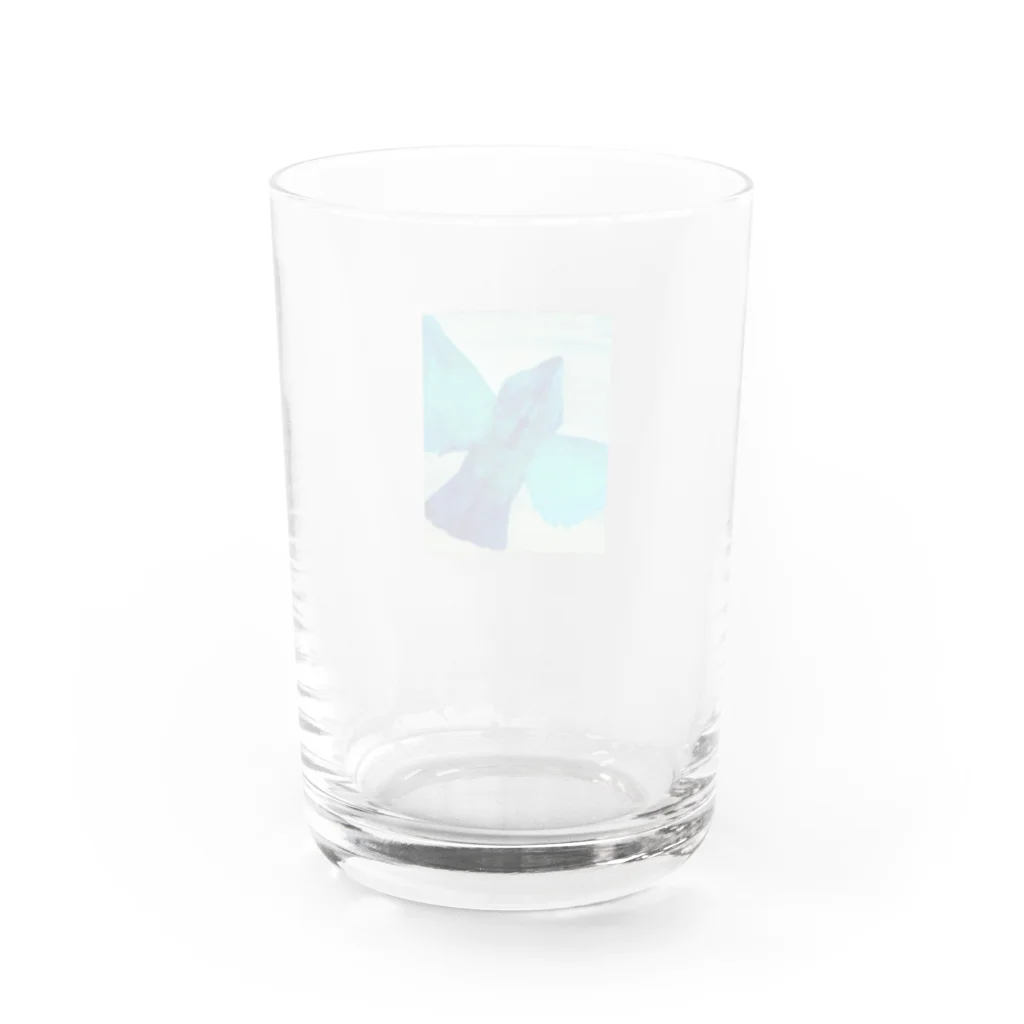 butterfly-velvet-oceanのbluebird Water Glass :back