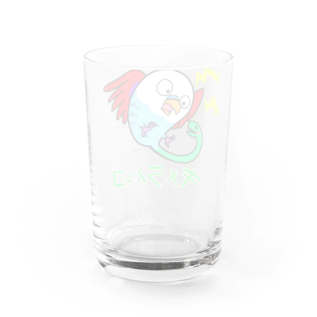 Juuuuuun!!のキメラインコ Water Glass :back