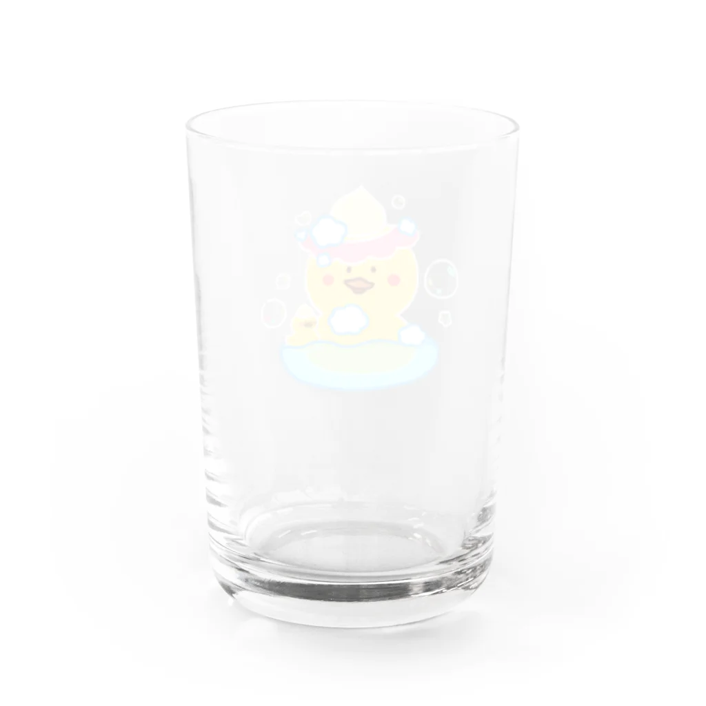 おてんば魔法店のあひるちゃんのぷかぷかバスタイム Water Glass :back