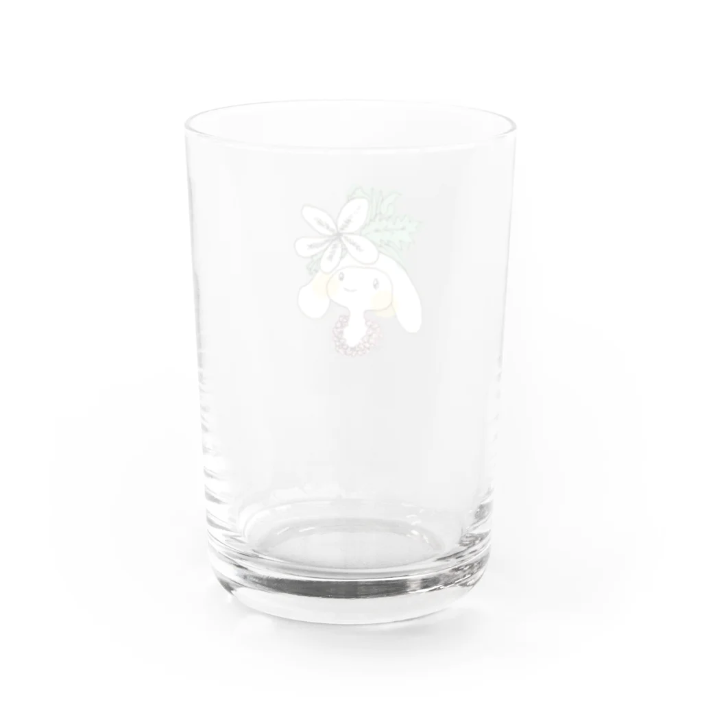 かじわら あゆみのaloha chan Water Glass :back