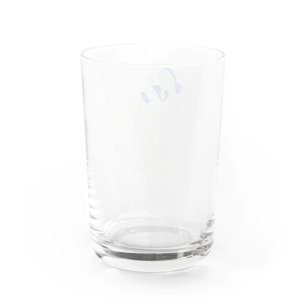 ゆゆゆのすずりの夏のセーラー服ボーイ Water Glass :back