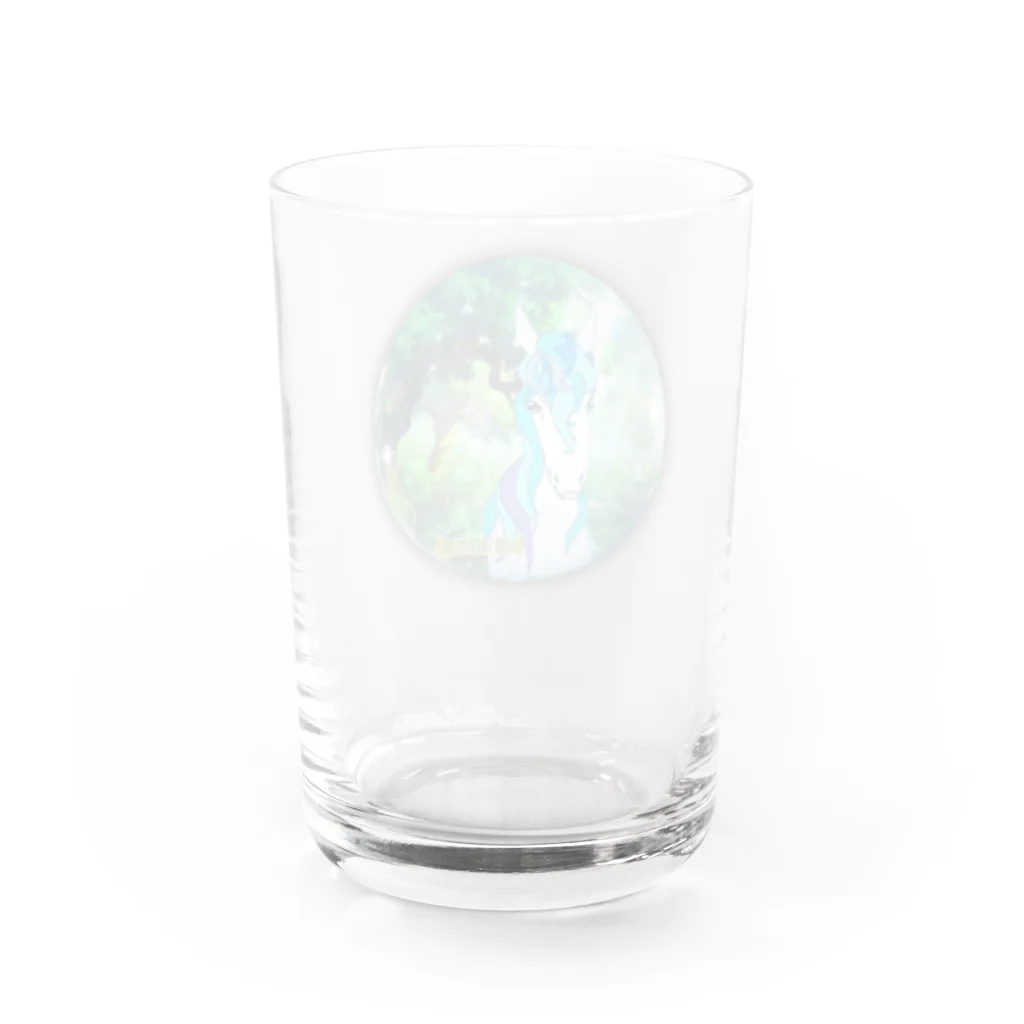 ナギ@❤️うちなーLove❤️🌈PleiadesStarSeed🌈✨てぃん✴︎がぁーら主宰✨🌈の希望のペガサス　アトラ　グッズ Water Glass :back