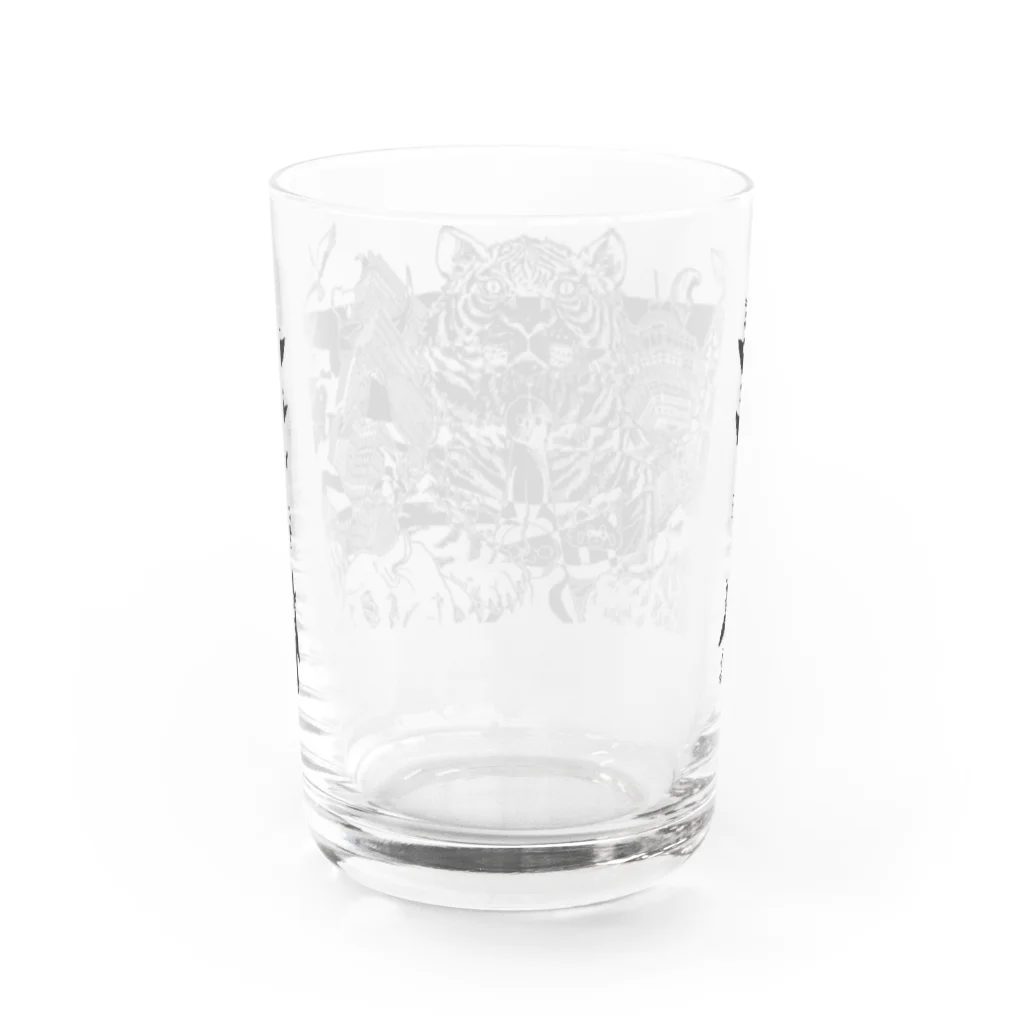 aaaaiWORKSのおみせの天王寺(横) Water Glass :back