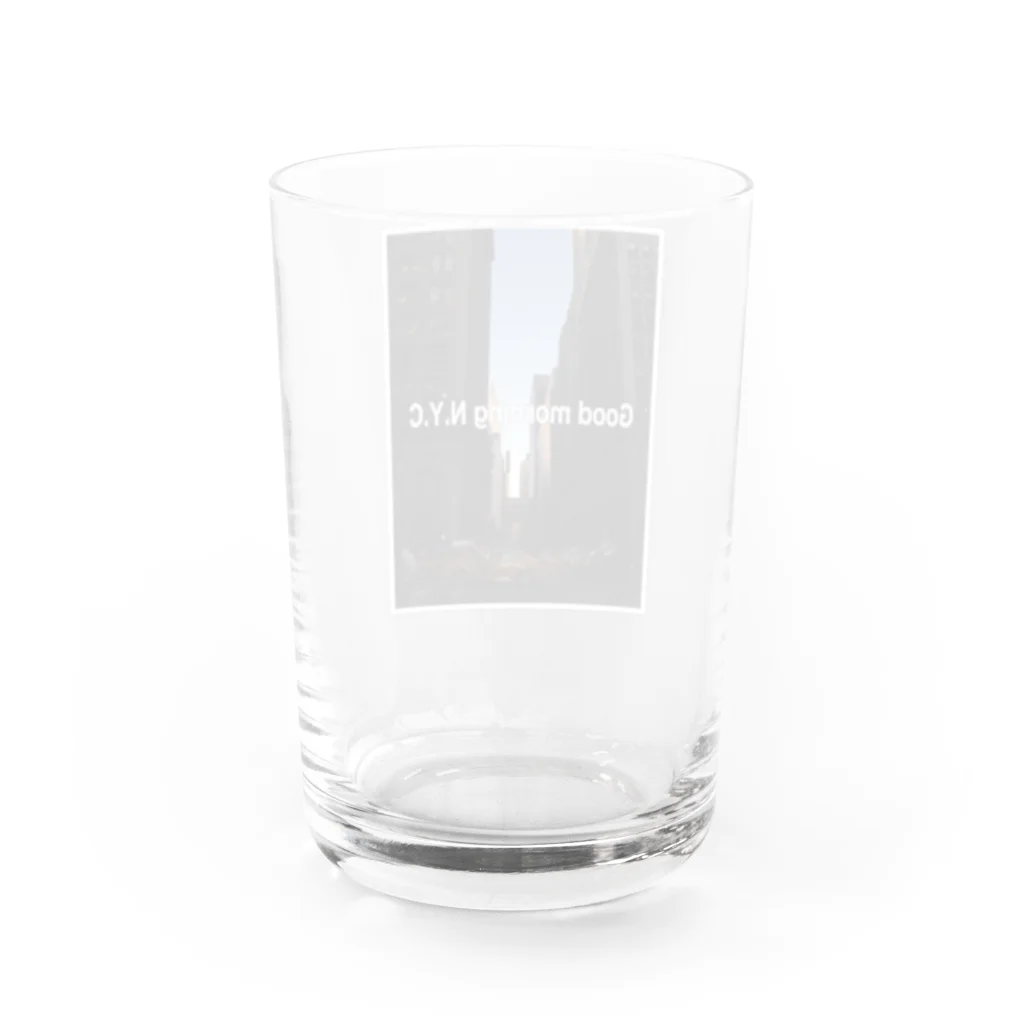 BROOKLYN-SENDAIのGood morning Water Glass :back