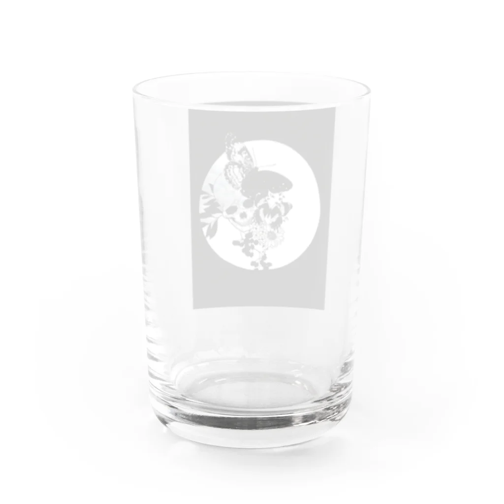 切り絵師 清葉 KIYOHAの☠️ Water Glass :back
