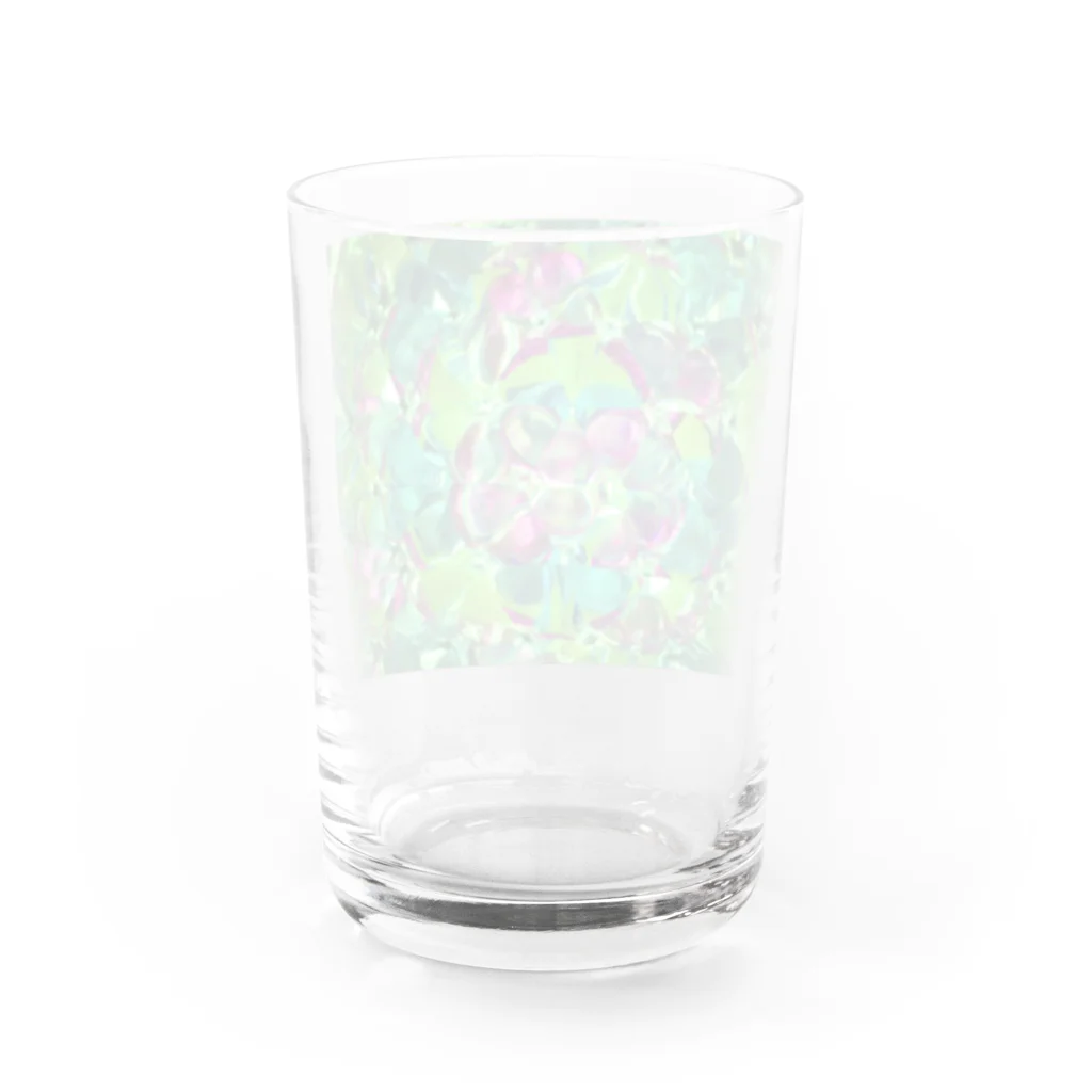 Parfume-weaverの万華鏡　グリーン Water Glass :back