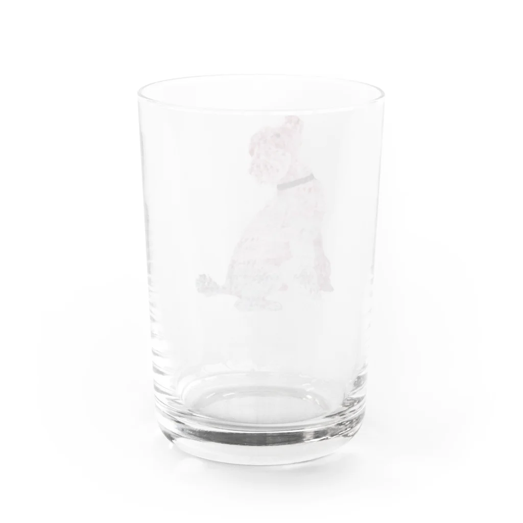 Suisui ShopのSuisui 切り抜き犬Ⅳ Water Glass :back