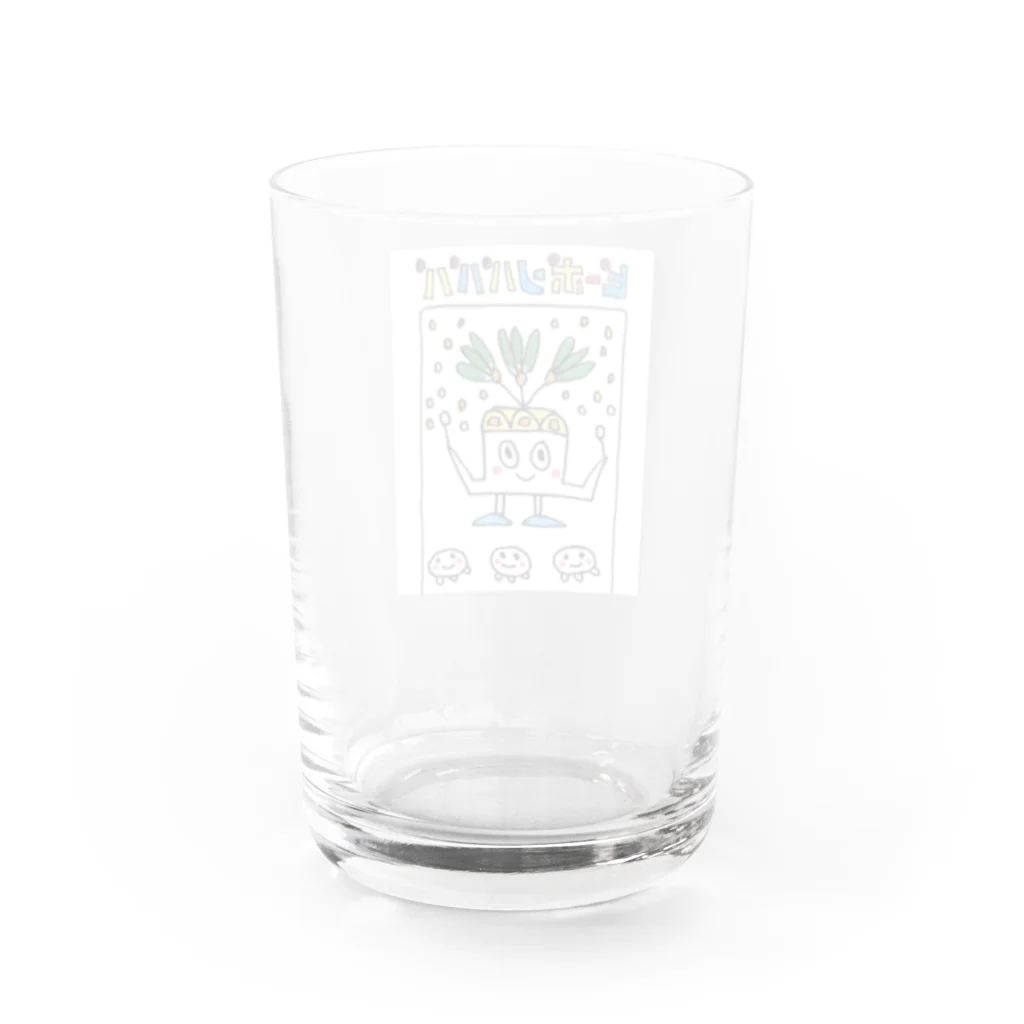 パラボラッチョ・チョンのピーポンパパパ 王 Water Glass :back