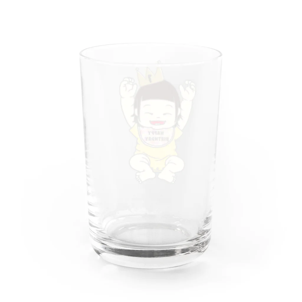 もｰｰｰこʚïɞ.•*の1歳のお誕生日 Water Glass :back