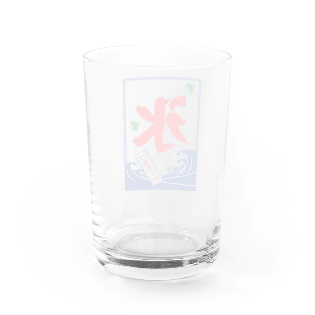 Mie&miiのかき氷 Water Glass :back