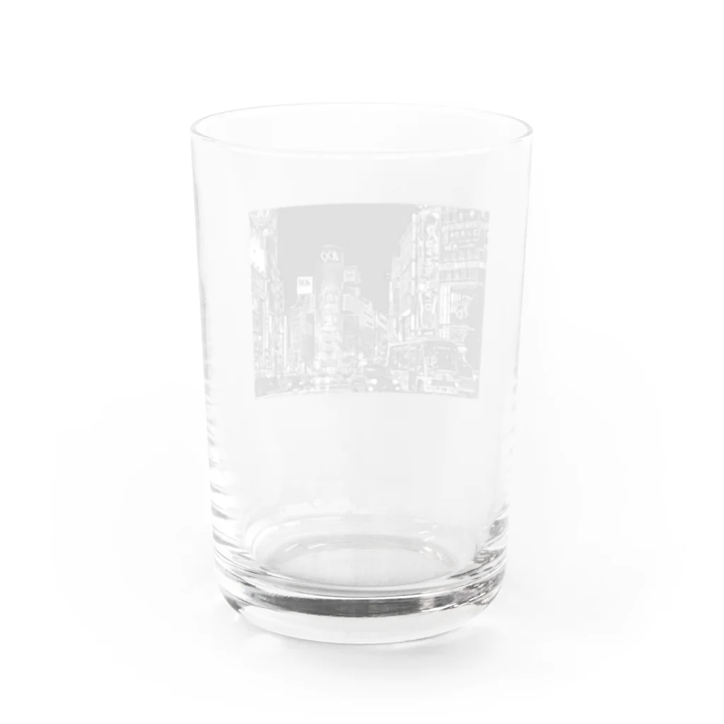 D-Shopのモノクロ東京 Water Glass :back