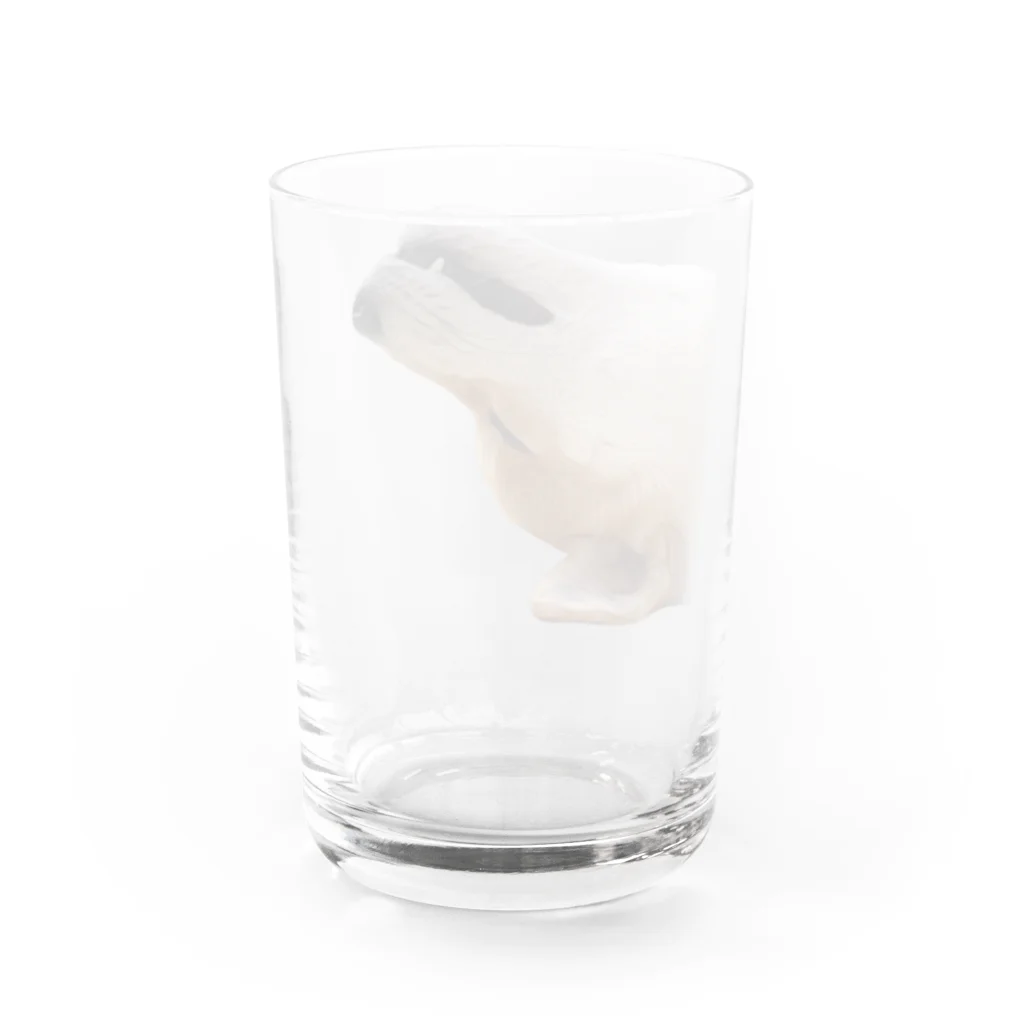 KANTAROの柴犬 おひるねかんたろう(油絵) Water Glass :back