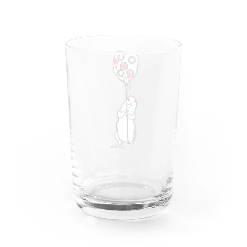 馴鹿 Jun-Rokuのジャム受け係のプレーリードッグ Water Glass :back