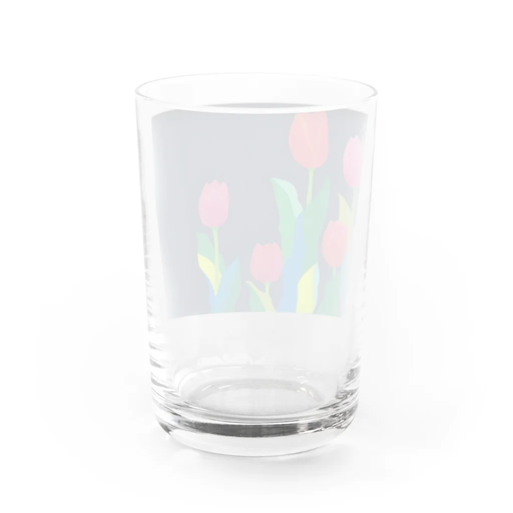 _Lulu_の不思議なチューリップ　１ Water Glass :back