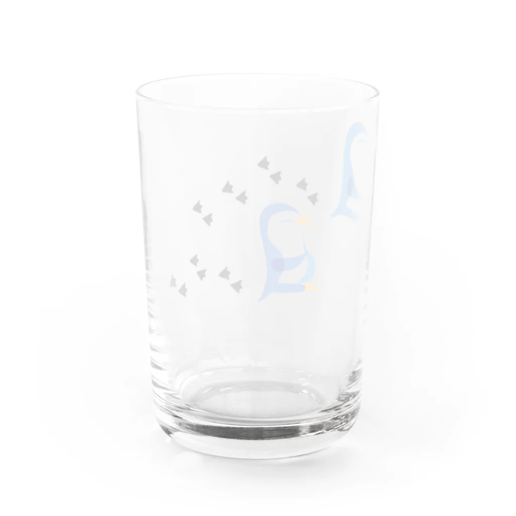 PaP➡︎Poco.a.Pocoのペンちゃんのお散歩 Water Glass :back
