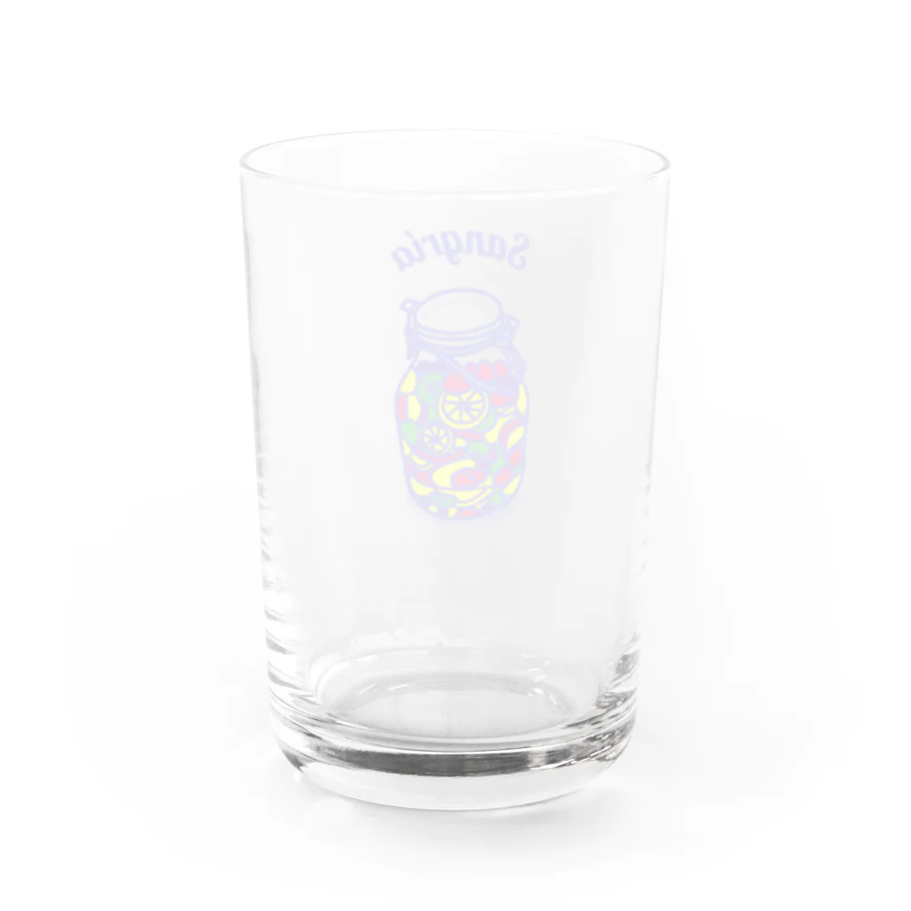 カッコーのお店のフルーツたっぷりサングリア Water Glass :back