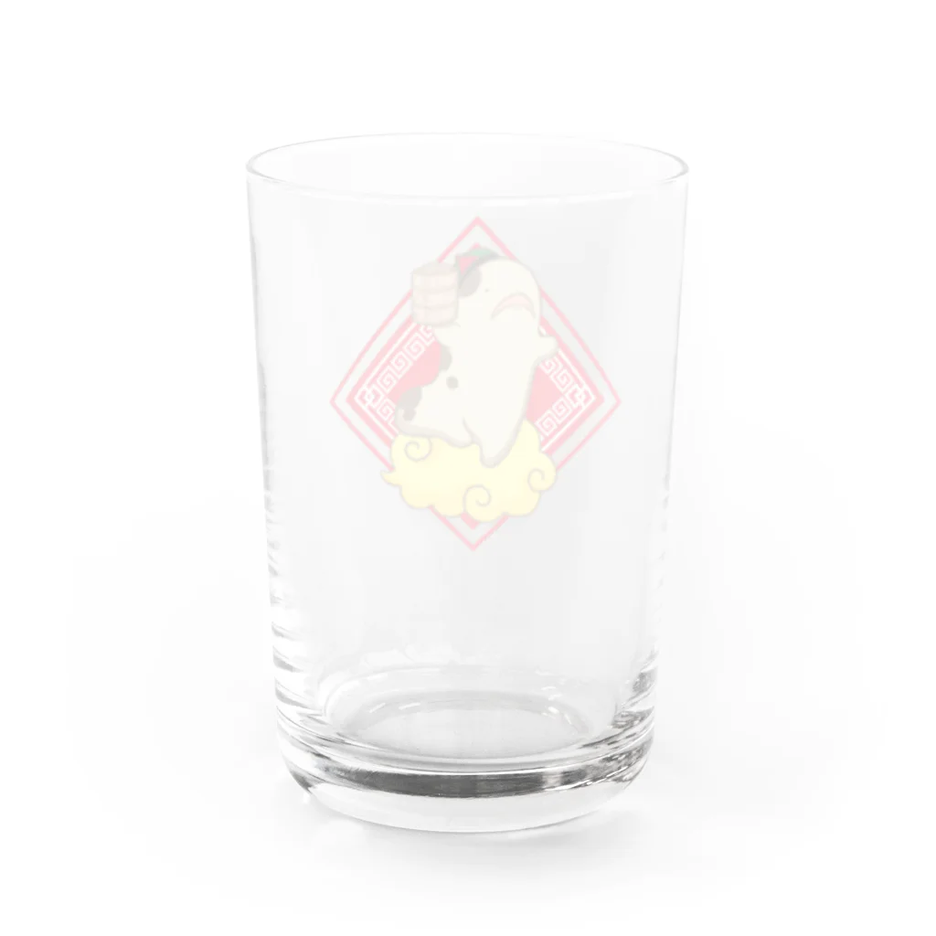 炭吉のおしまいちゃん(中華Ver.） Water Glass :back