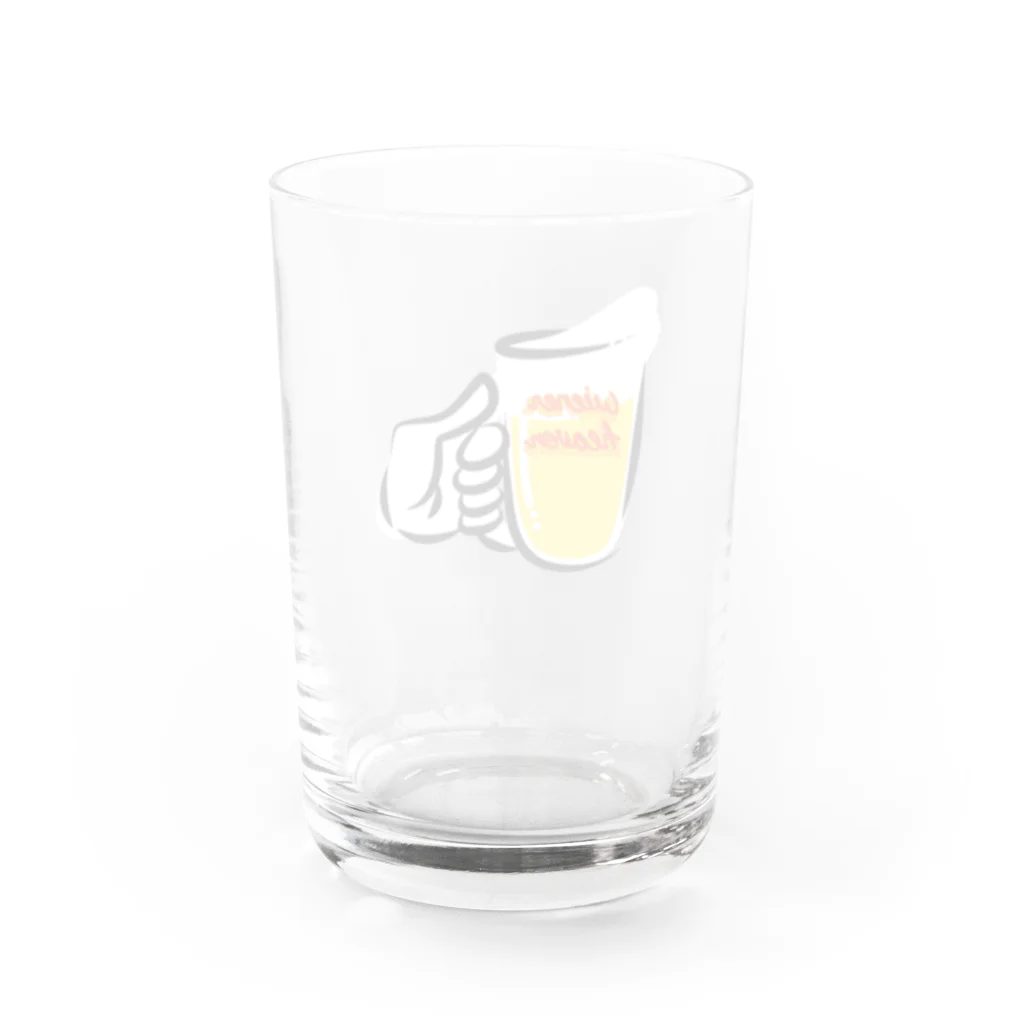 ウィンナー天国の湯上がりビールの会 Water Glass :back