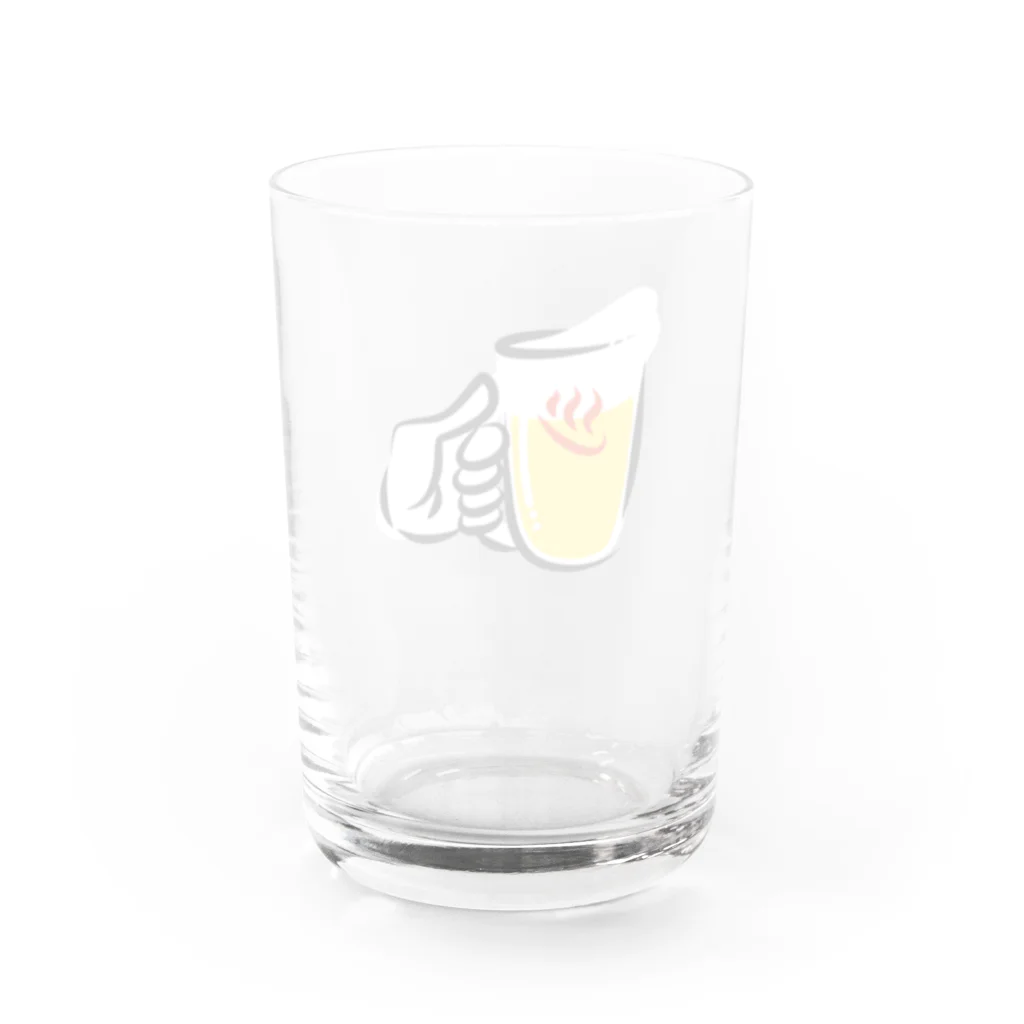 ウィンナー天国の湯上がりビールの会(温泉) グラス反対面