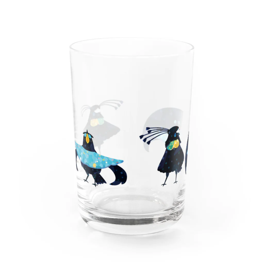 キクチミロのフウチョウコンビ Water Glass :back