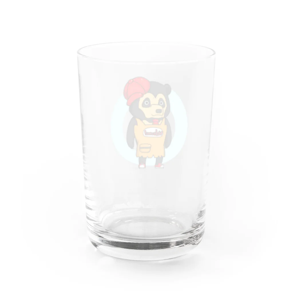 みはえる•りっちゃん@マレーグマのでふぉるめのみはえる(青マル) Water Glass :back