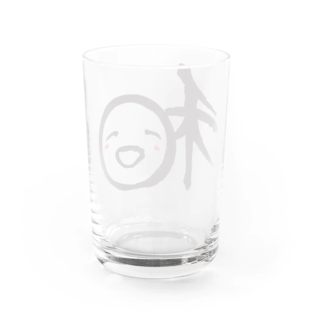 ぽちのやの笑顔の和 Water Glass :back