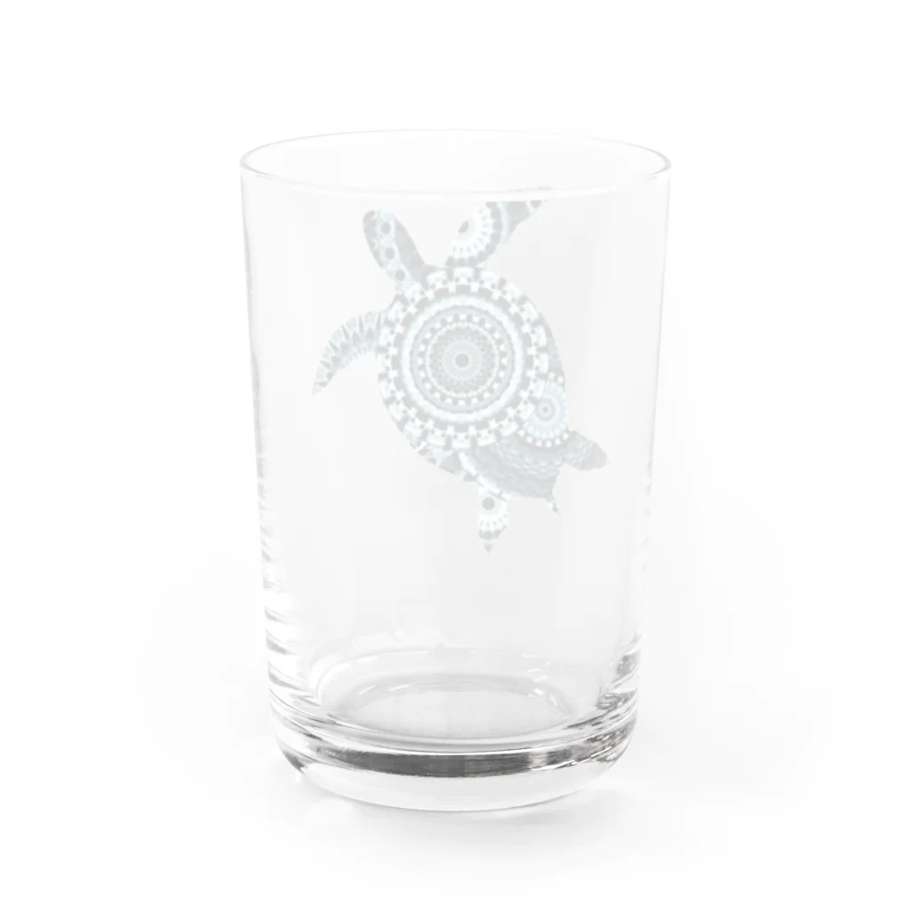 jateeのSea turtle  Water Glass :back