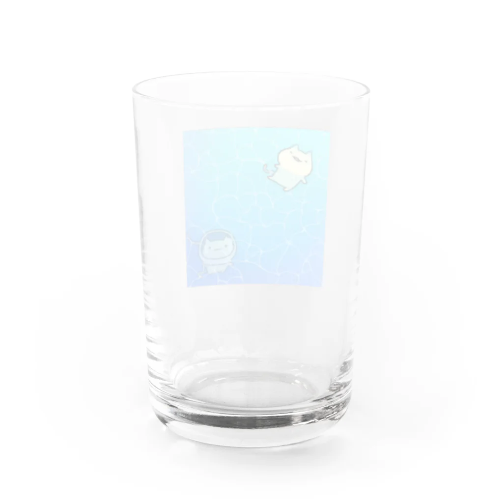 はちきななかのネコの夏休み Water Glass :back