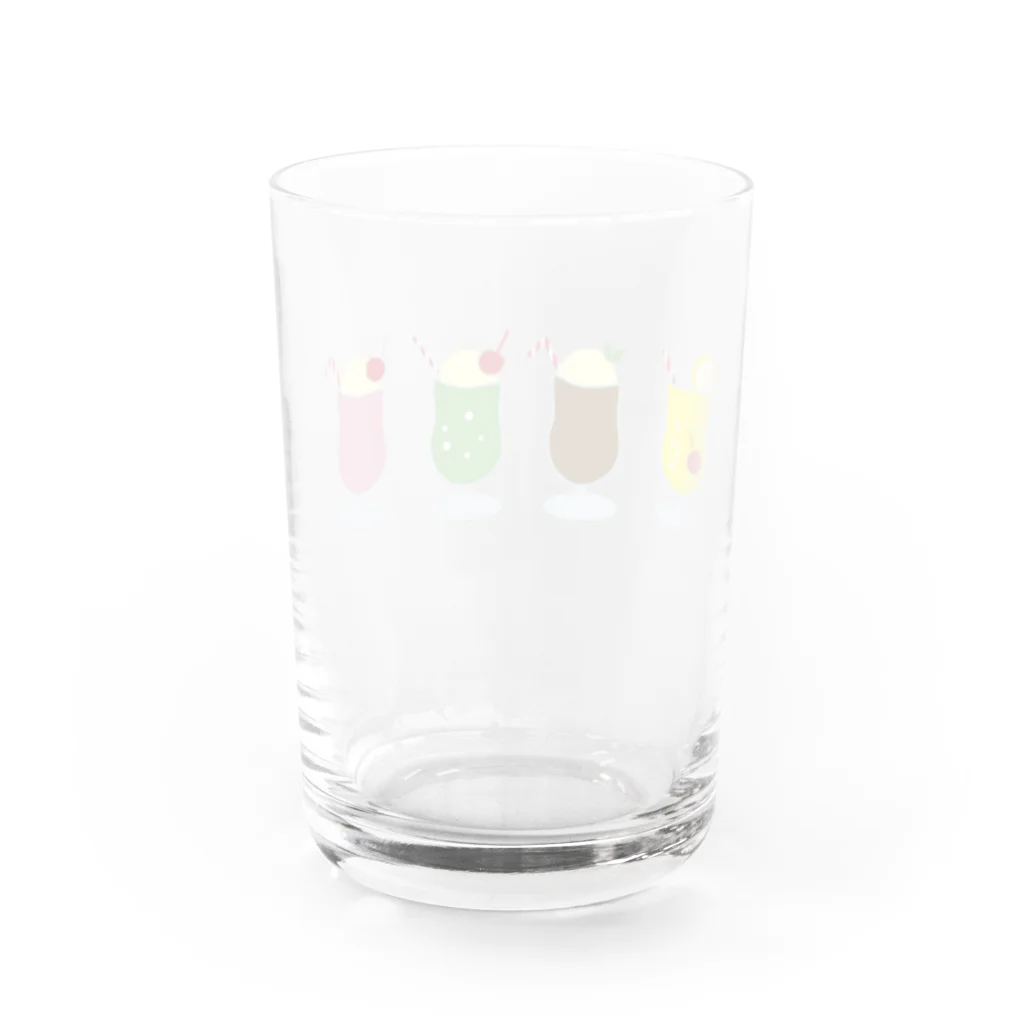 Panda factoryの飲み物とおやつ Water Glass :back