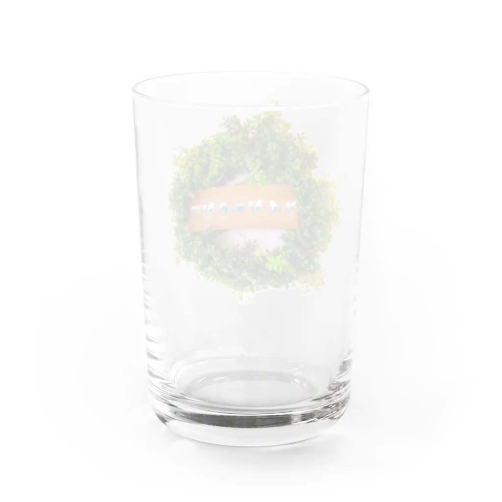 めぐりめぐりてのめぐりめぐりて Water Glass :back