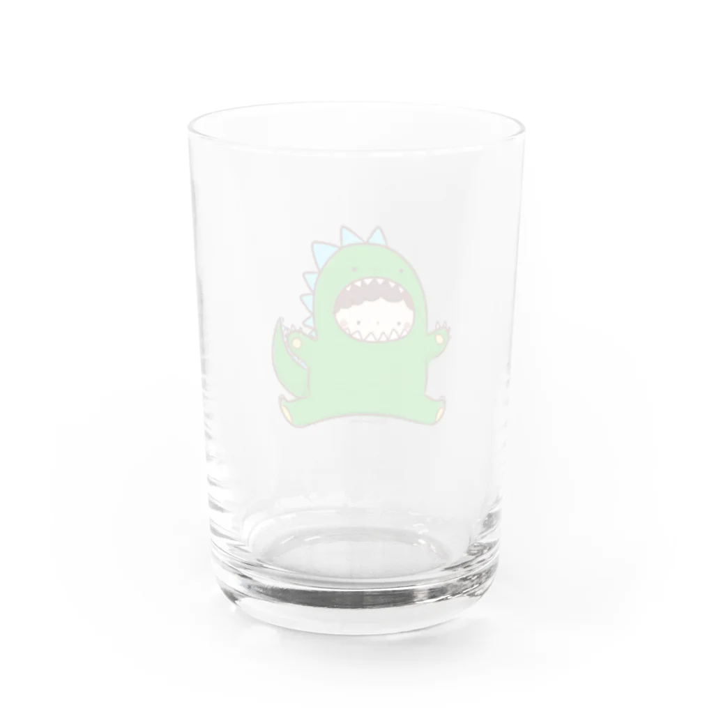 ツユリサナのかいじゅうkids Water Glass :back