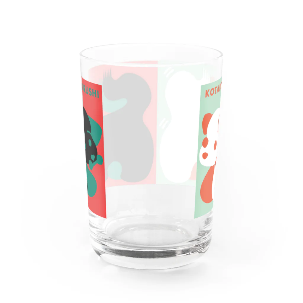 グッズ屋さんの愛犬グッズ Water Glass :back