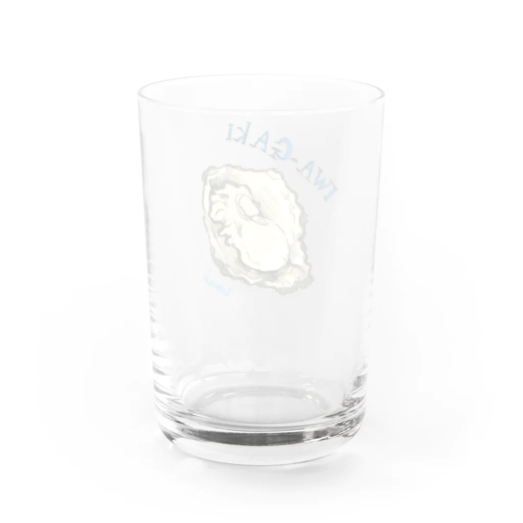 tamacchoの岩牡蠣UMAI Water Glass :back