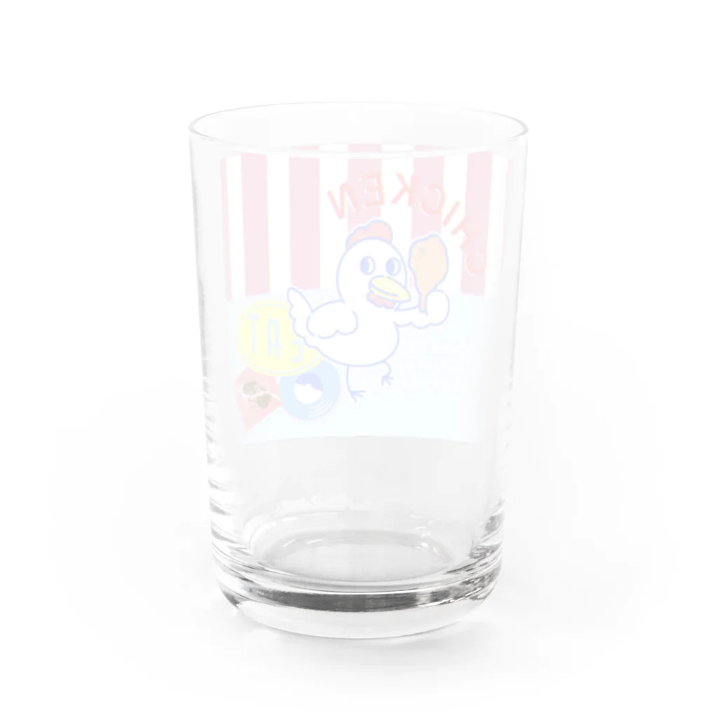 hnmrのどこかに需要があるだろうニワトリ Water Glass :back