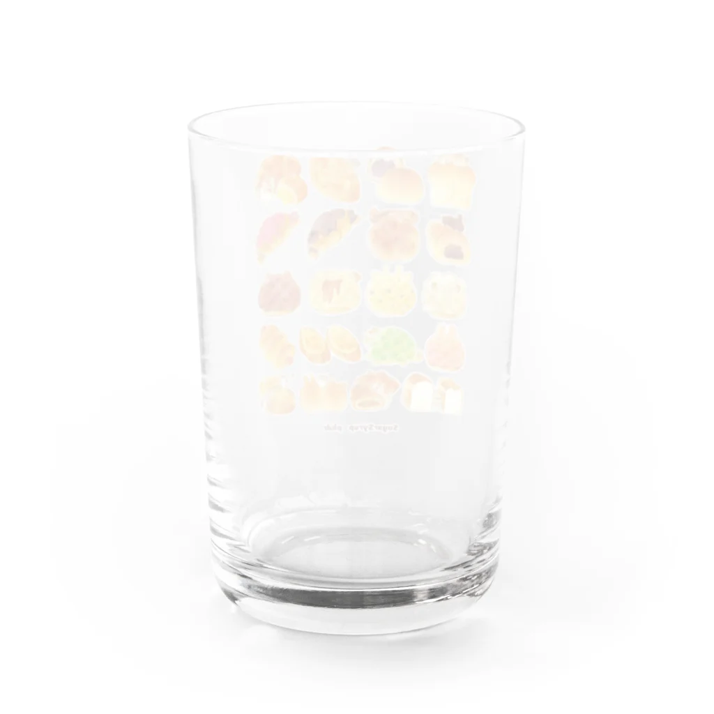 シュガァシロップのパンと動物たち Water Glass :back