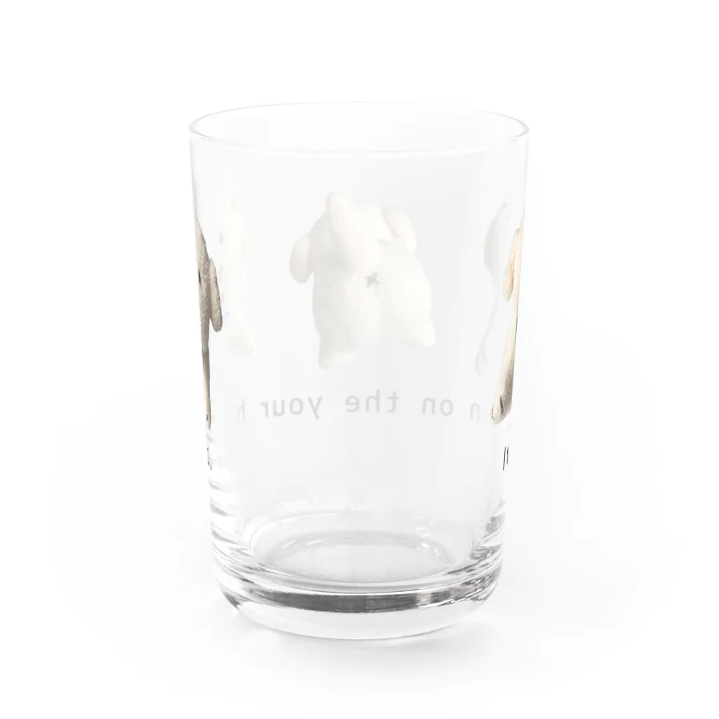 いぬけんやさんのてのりいぬけん Water Glass :back