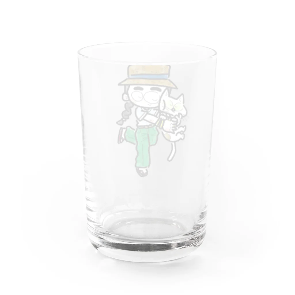 みのもまりかのねこ大事大事ガール Water Glass :back