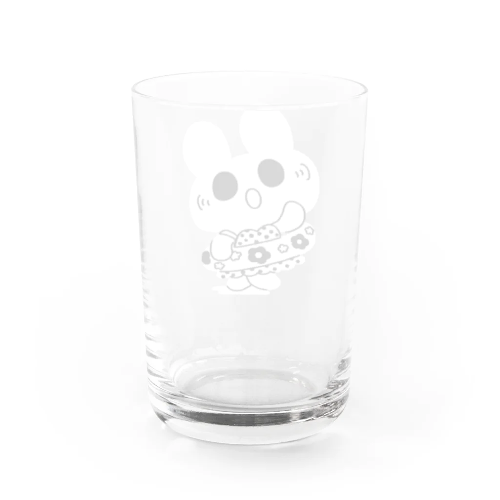 ミキの水着うさぎ Water Glass :back