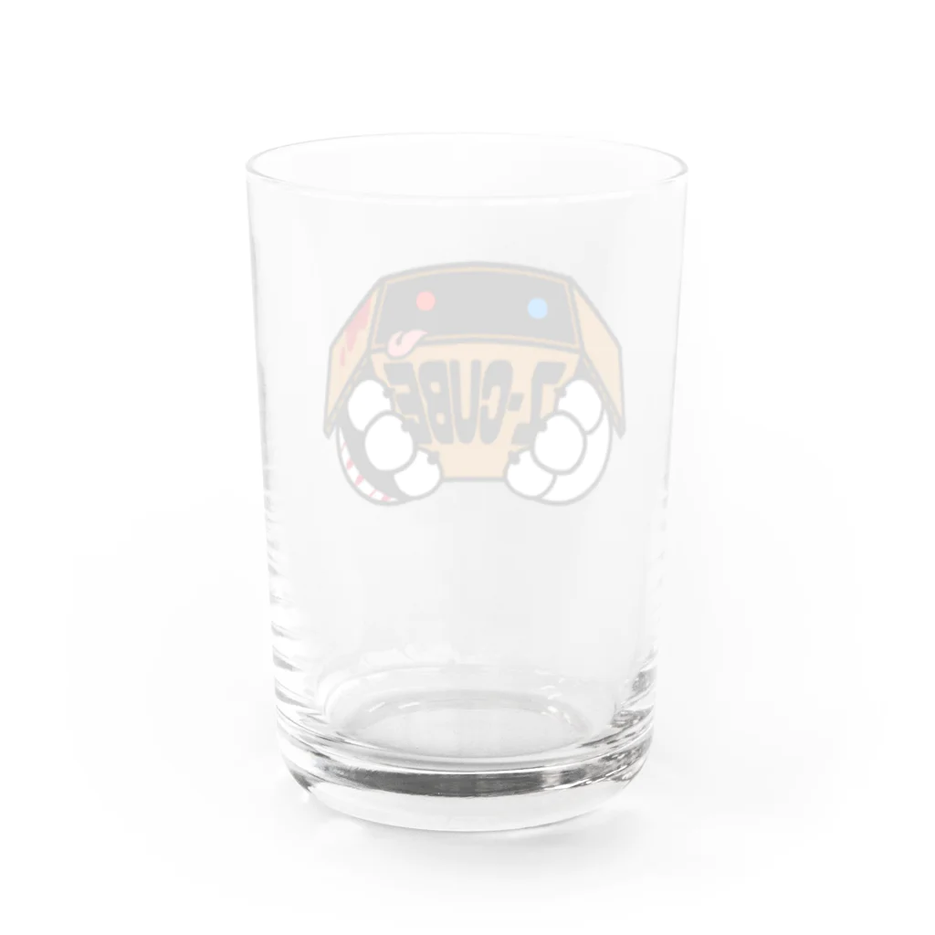 Z-CUBEのZ-CUBEロゴマーク Water Glass :back